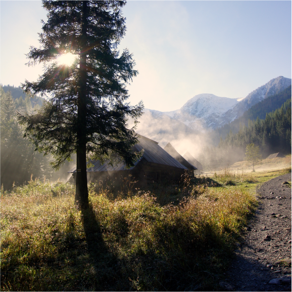 chatka w górach