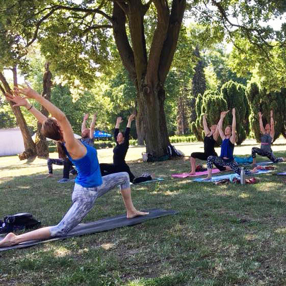 Zdjęcie przedstawia zajęcia na AWF